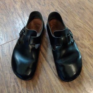 Birkenstock London Black Full Leather Upper sz38